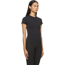 SKIMS Black Cotton T-Shirt