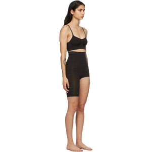 SKIMS Black Seamless Sculpt Solution Shorts