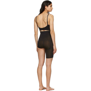 SKIMS Black Seamless Sculpt Solution Shorts