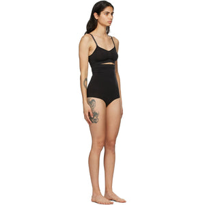 SKIMS Black Seamless Sculpting High Waist Briefs