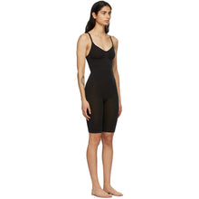 SKIMS Black Seamless Sculpting Mid-Thigh Bodysuit