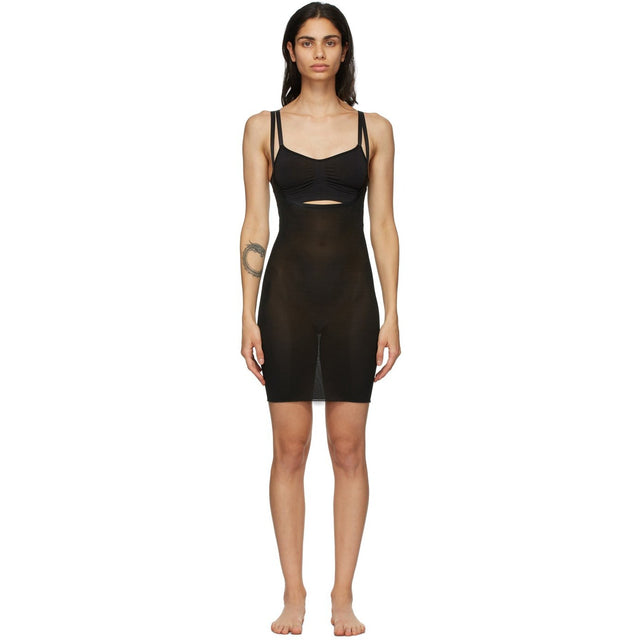 SKIMS Black Sheer Sculpt Slip - Skims Black Sheer Sculpt Sculpt Slip - kms 흑인 깎아 지른 sculpt slip.