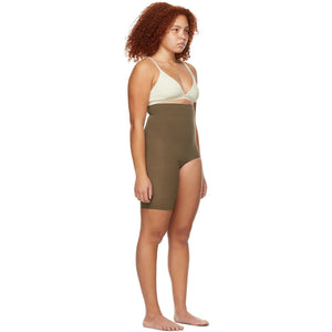 SKIMS Brown Seamless Sculpt Solution Shorts