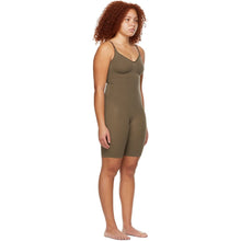 SKIMS Brown Seamless Sculpting Mid-Thigh Bodysuit