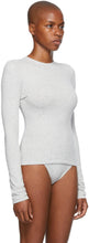 SKIMS Grey Cotton 2.0 Jersey Long Sleeve T-Shirt