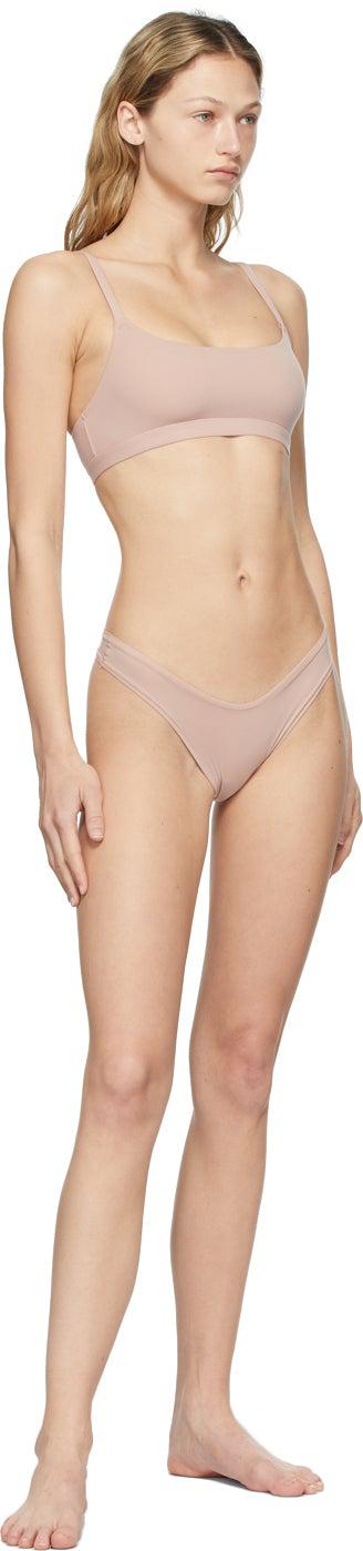 Womens Skims pink Fits Everybody Dipped-Front Thong