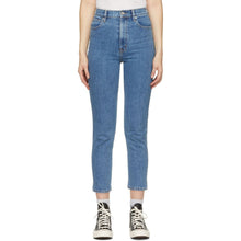 SLVRLAKE Blue Beatnik Ankle Jeans - SLVRLAKE Blue Beatnik Chevle Jeans - SLVRLAKE BEATNIK ANKLE 청바지