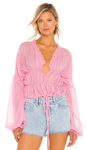 SNDYS Bali Top in Pink SNDYS Bali Top en rose 粉红色的Sndys Bali上衣