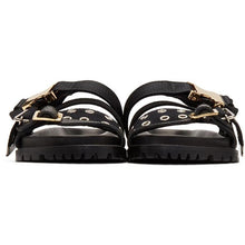 Sacai Black Belted Sandals