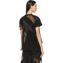 Sacai Black Hank Willis Thomas Edition Mix Sheer T-Shirt