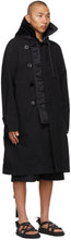 Sacai Black Oxford Coat