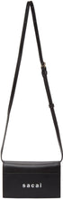 Sacai Black Shopper Wallet Bag