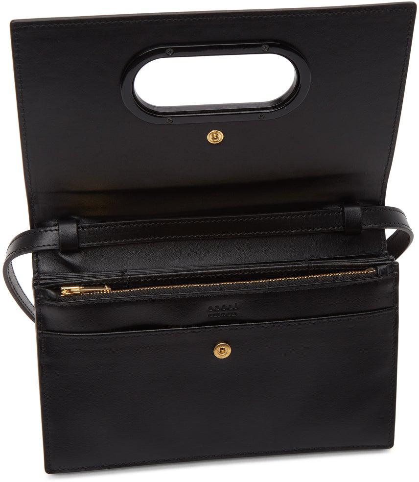 Sacai Black Shopper Wallet Bag