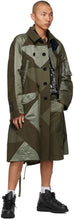 Sacai Khaki Hank Willis Edition Solid Mix Thomas Coat