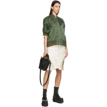 Sacai Khaki Short Sleeve Bomber Jacket
