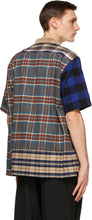 Sacai Multicolor Flannel Plaid Mix Shirt