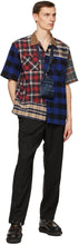 Sacai Multicolor Flannel Plaid Mix Shirt