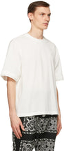 Sacai White Cotton Pullover T-Shirt