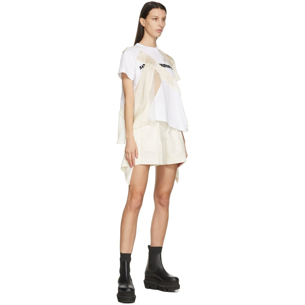 Sacai White Hank Willis Thomas Edition Cotton Jersey T-Shirt