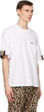 Sacai White Mix Print Archive T-Shirt