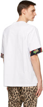 Sacai White Mix Print Archive T-Shirt
