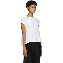 Sacai White Pleated Back T-Shirt