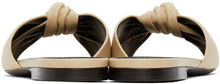 Saint Laurent Beige Bianca Flat Sandals