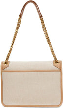 Saint Laurent Beige Canvas Medium Niki Bag