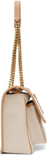Saint Laurent Beige Canvas Medium Niki Bag