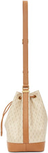 Saint Laurent Beige 'Le Monogramme' Bucket Bag