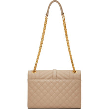Saint Laurent Beige Medium Envelope Bag