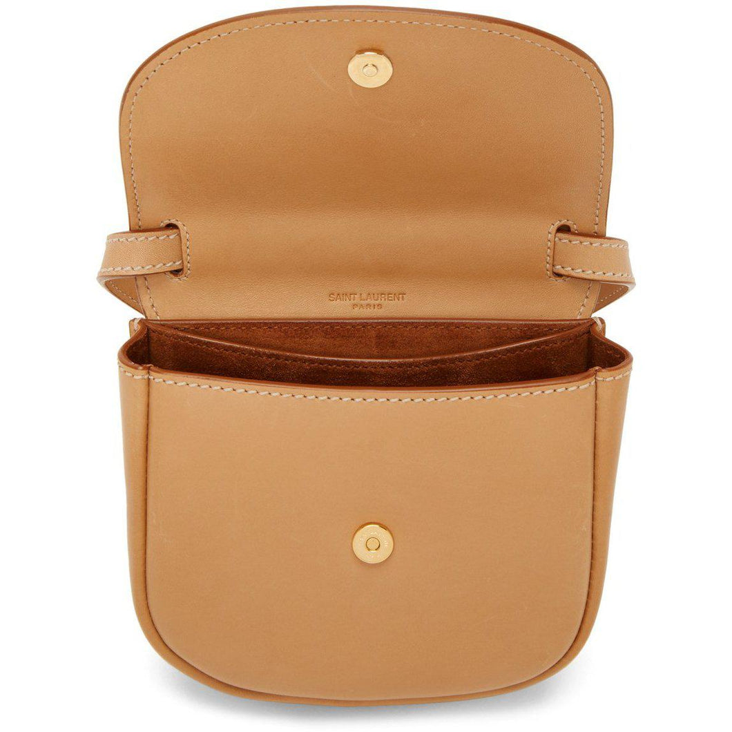 Saint Laurent Beige Mini Kaia Bag - Saint Laurent Beige Mini Kaia Sac - 세인트 로랑 베이지 미니 Kaia Bag.