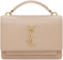 Saint Laurent Beige Sunset Chain Wallet Bag