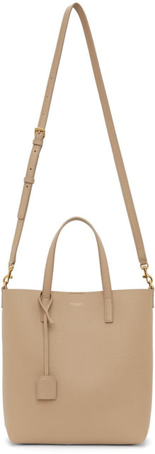 Saint Laurent Beige Toy North/South Shopping Tote - Saint Laurent Beige Toy Toot North / South Shopping - Saint Laurent Beige 장난감 노스 / 사우스 쇼핑 Tote.