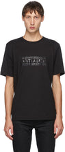 Saint Laurent Black Bauhaus Logo T-Shirt - Saint Laurent Noir Bauhaus Logo T-shirt - 세인트 라이든 블랙 바우 하우스 로고 티셔츠