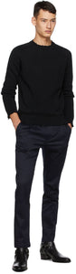 Saint Laurent Black Distressed Sweater