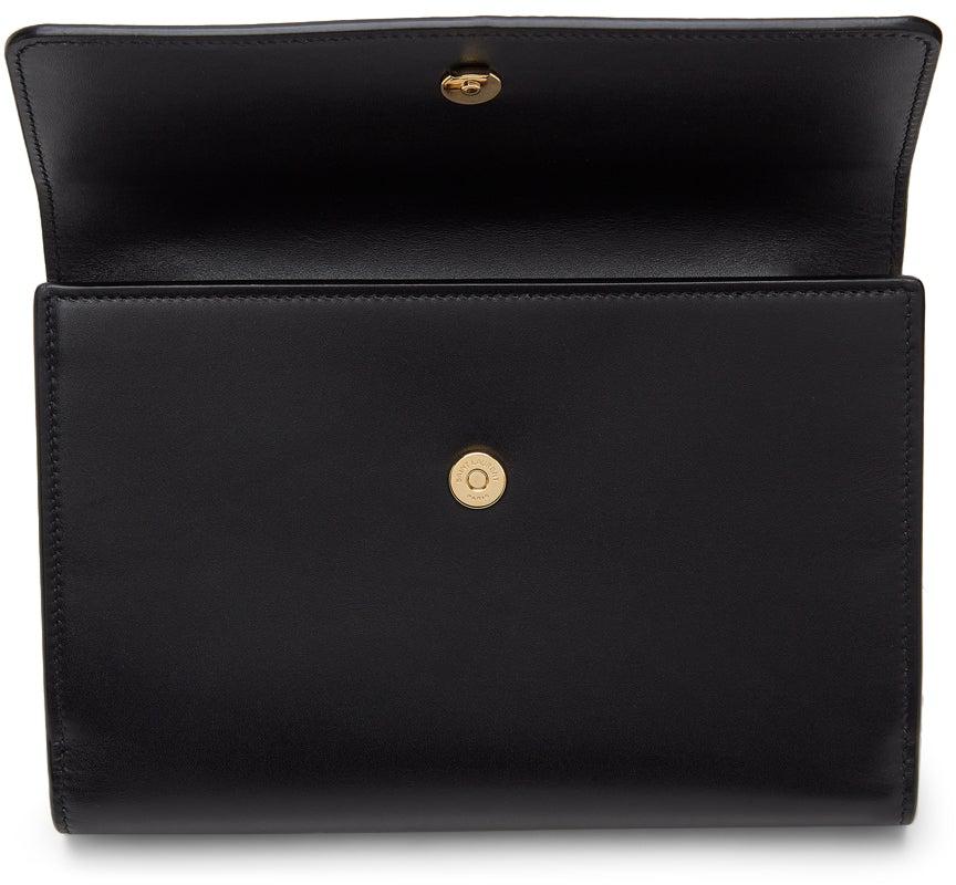 Saint Laurent Black Double Flap Bag