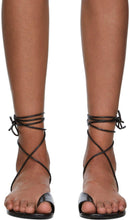 Saint Laurent Black Gia Sandals