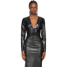Saint Laurent Black Latex Bodysuit