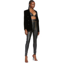 Saint Laurent Black Latex Leggings - Leggings en latex noir Saint Laurent - 세인트 로랑 블랙 라텍스 레깅스