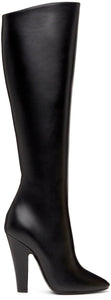 Saint Laurent Black Leather 68 Boots - Saint Laurent cuir noir 68 bottes - 세인트 라이 렌트 블랙 가죽 68 부츠