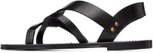 Saint Laurent Black Matt Sandals