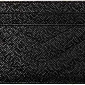 Saint Laurent Black Monogramme Card Holder - Saint Laurent Black Monogramme Titulaire de la carte - 세인트 로렌트 블랙 모노그램 카드 홀더