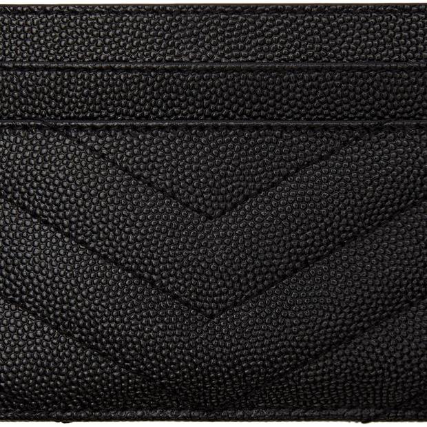 Saint Laurent Black Monogramme Card Holder - Saint Laurent Black Monogramme Titulaire de la carte - 세인트 로렌트 블랙 모노그램 카드 홀더