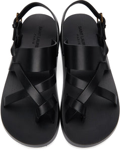 Saint Laurent Black Noah Sandals