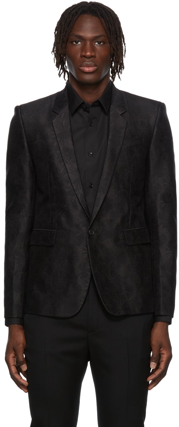 Saint Laurent Black Parasol Tailored Blazer – BlackSkinny