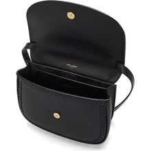 Saint Laurent Black Perforated Medium Kaia Satchel Bag