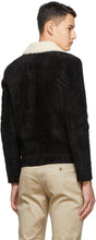 Saint Laurent Black Shearling Short Jacket