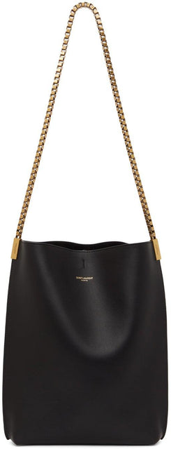 Saint Laurent Black Small Suzanne Bag - Sac Saint Laurent Petit Sac Suzanne Noir - 세인트 라이 렌트 블랙 스 쟌 네 가방