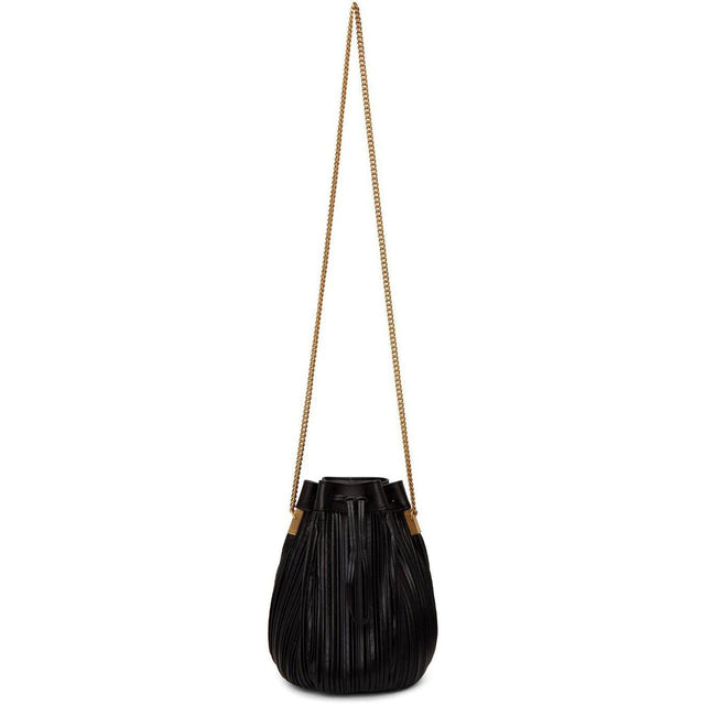 Saint Laurent Black Talitha Bucket Bag